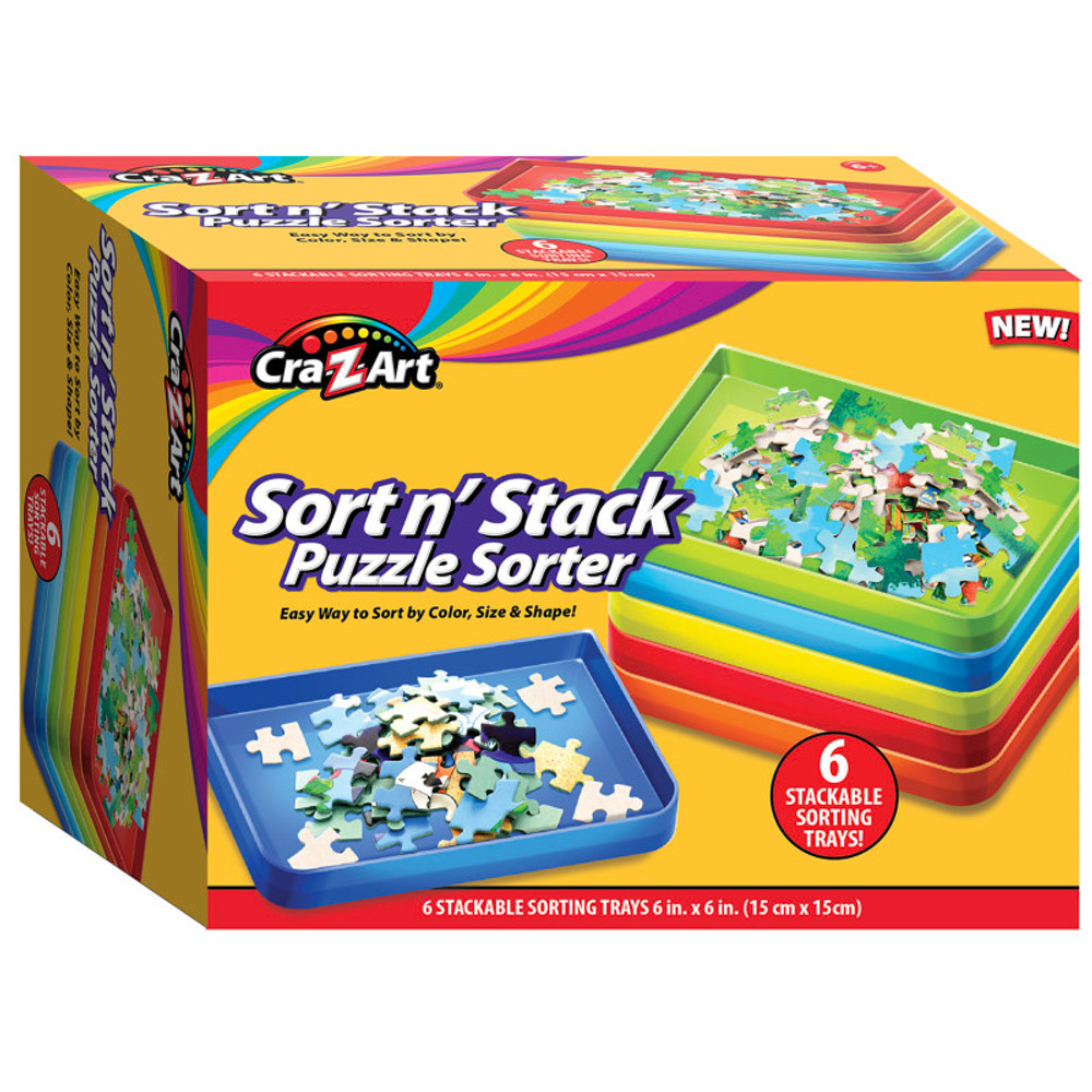 LAROSE INDUSTRIES LLC - CRA-Z-ART Cra-Z-Art® Puzzle Sorting Trays, Set of 6