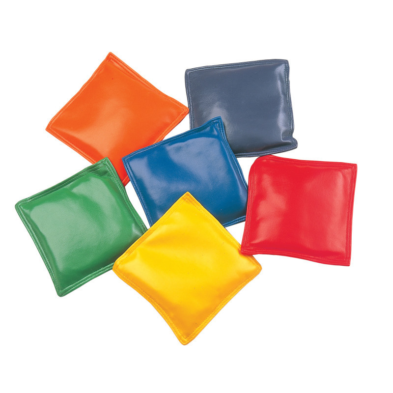 CHAMPION SPORTS Champion Sports Bean Bags, 4" x 4", Pack of 12