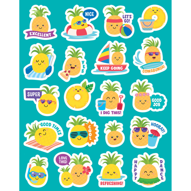 TEACHER CREATED RESOURCES Teacher Created Resources® Pineapple Smelly Stickers, Pack of 120