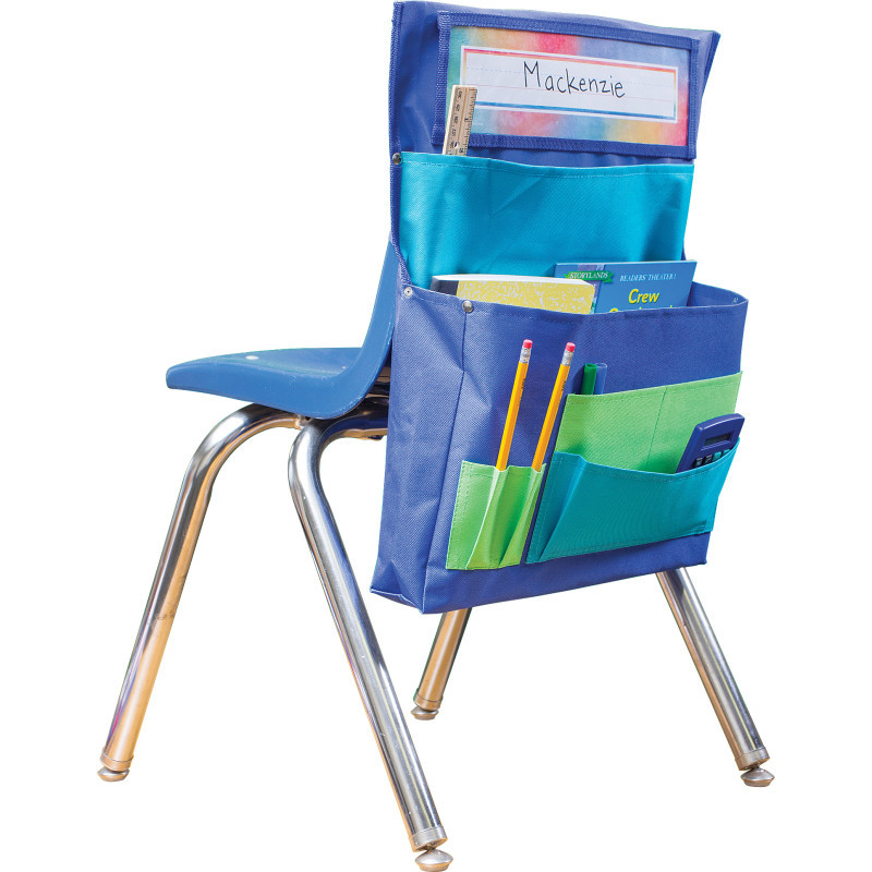 TEACHER CREATED RESOURCES Teacher Created Resources® Blue, Teal & Lime Chair Pocket