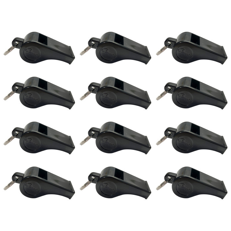 CHAMPION SPORTS Champion Sports Whistles, Plastic, Pack of 12