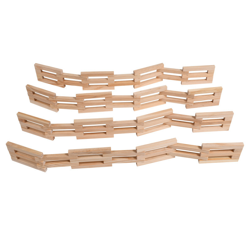 LEARNING ADVANTAGE The Freckled Frog Wooden Fences - Set of 4