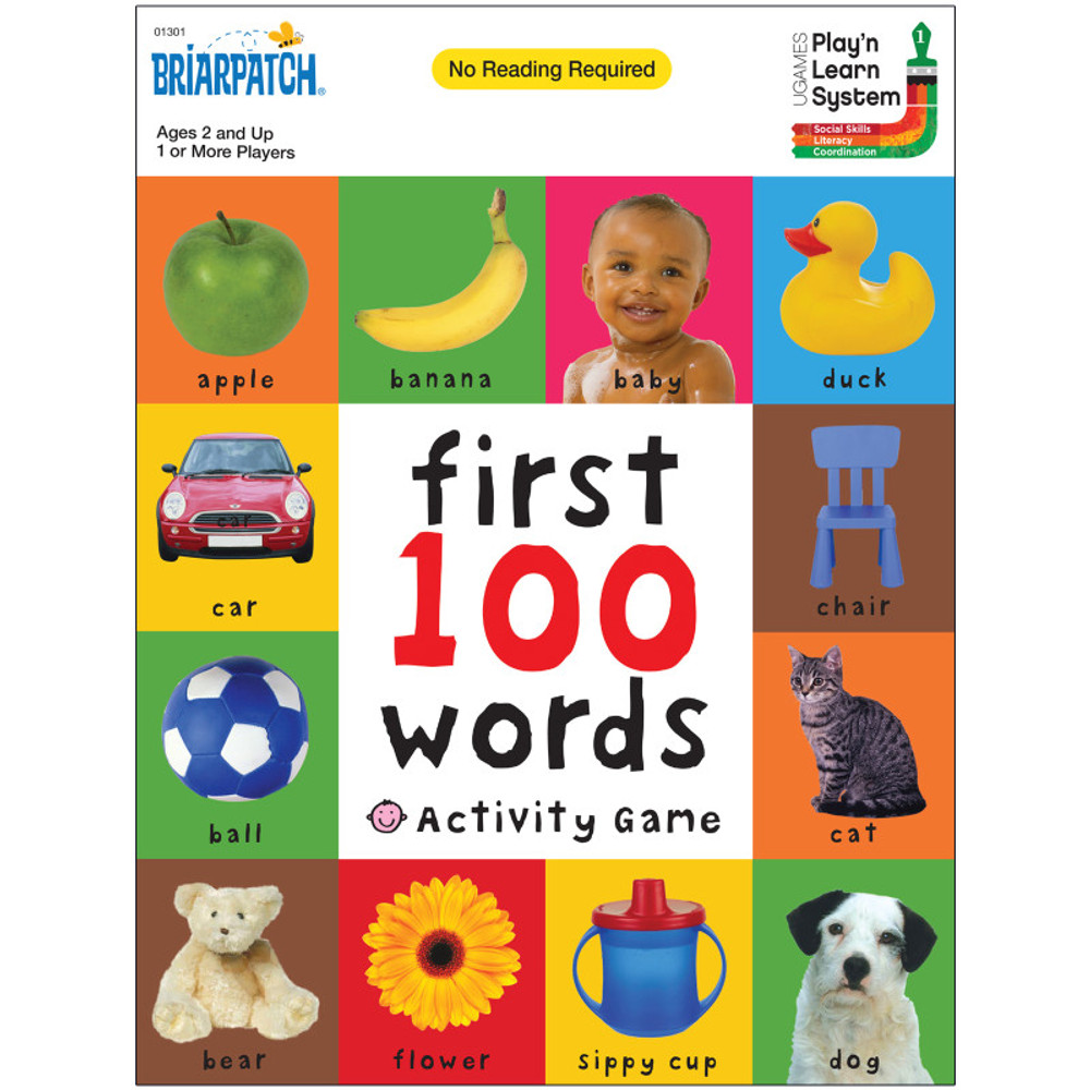 UNIVERSITY GAMES Briarpatch® First 100 Words™ Activity Game