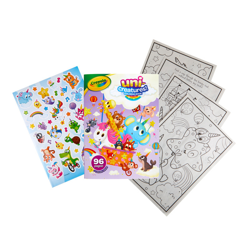 CRAYOLA LLC Crayola® Coloring Book, Uni-Creatures, 96 Pages