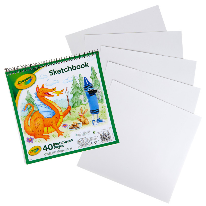 CRAYOLA LLC Crayola® Kid's Sketchbook, 40 Pages