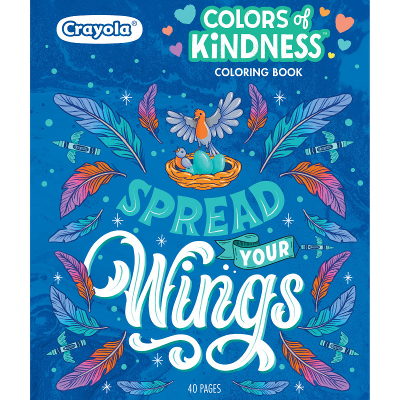 CRAYOLA LLC Crayola® Colors of Kindness Adult Coloring Book
