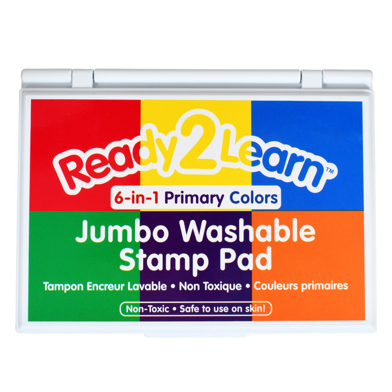 LEARNING ADVANTAGE READY 2 LEARN™ Jumbo Washable Stamp Pad - 6-in-1