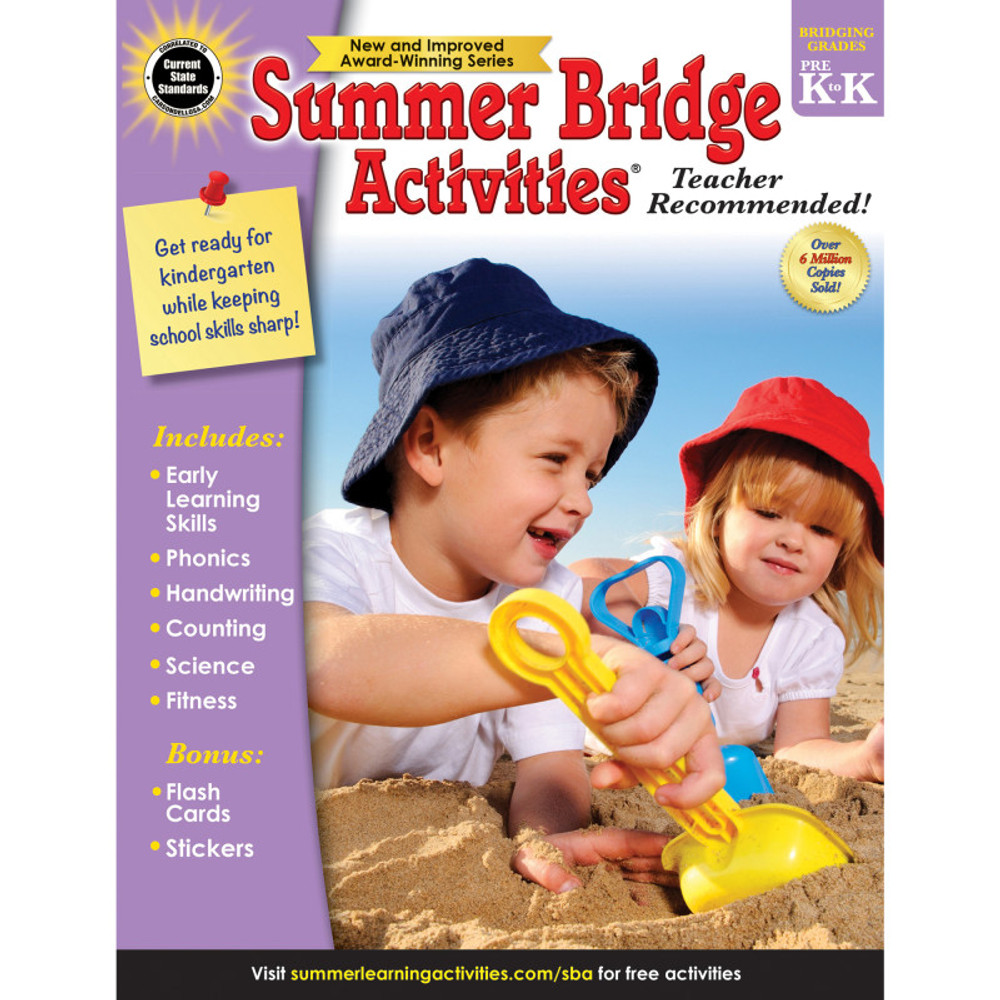 CARSON DELLOSA EDUCATION Carson Dellosa Education Summer Bridge Activities® Workbook, Grade PK-K, Paperback
