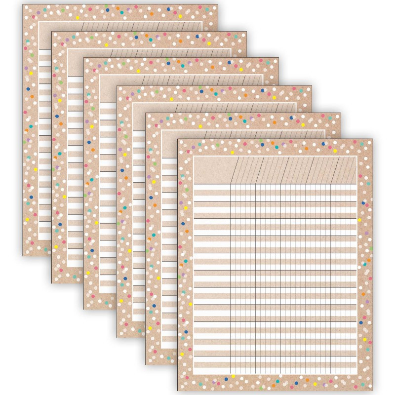 CREATIVE TEACHING PRESS Creative Teaching Press® Krafty Pop Incentive Chart, Pack of 6