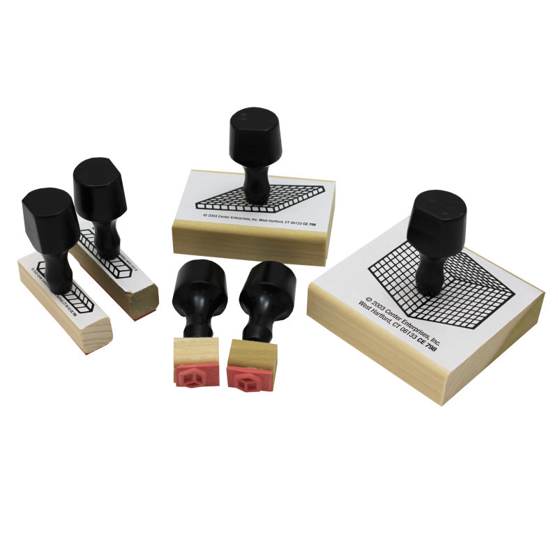 LEARNING ADVANTAGE READY 2 LEARN™ Base 10 Block Stamps - Set of 6