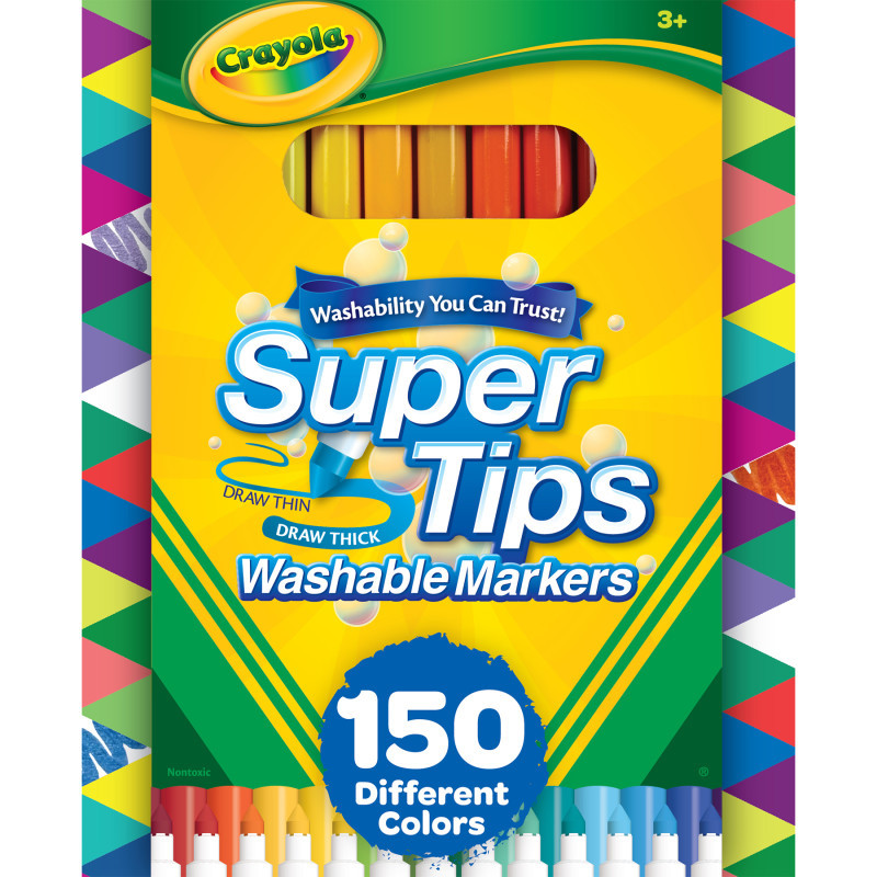 CRAYOLA LLC Crayola® SuperTips Markers, 150 Count