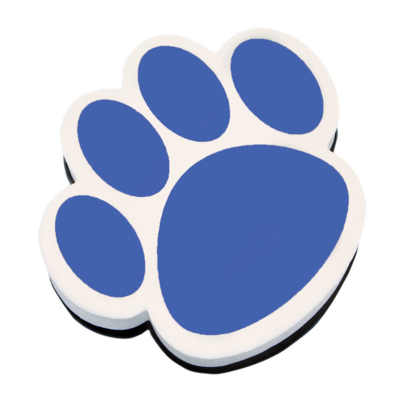 ASHLEY PRODUCTIONS Ashley Productions® Magnetic Whiteboard Eraser, Blue Paw