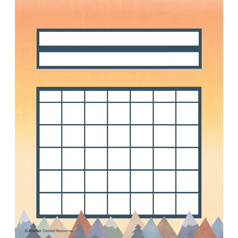 TEACHER CREATED RESOURCES Teacher Created Resources® Moving Mountains Incentive Charts, Pack of 36