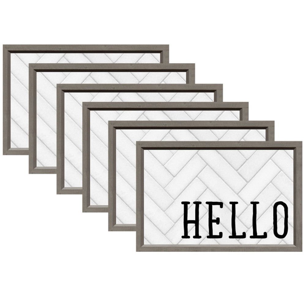 TEACHER CREATED RESOURCES Teacher Created Resources® Modern Farmhouse Hello Postcards, 30 Per Pack, 6 Packs