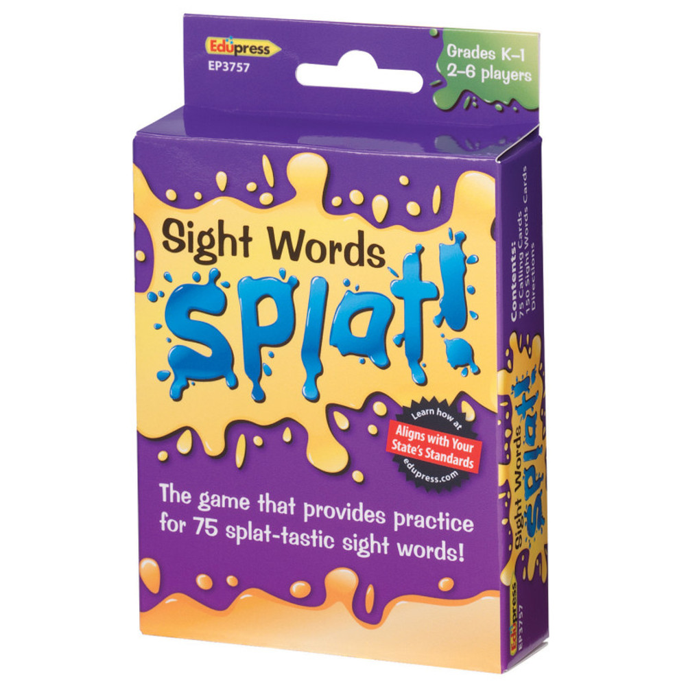 TEACHER CREATED RESOURCES Edupress™ Sight Words Splat Game, Grades K-1
