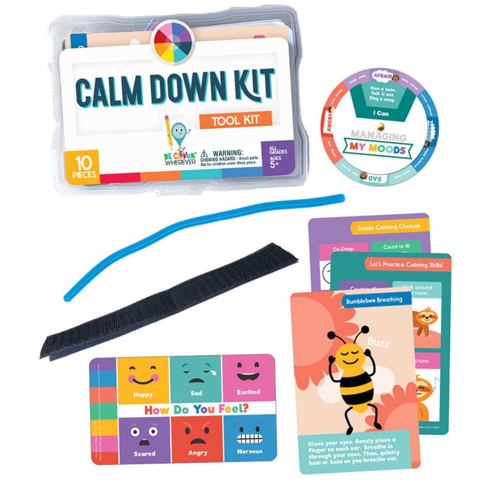 CARSON DELLOSA EDUCATION Carson Dellosa Education Be Clever Wherever Calm Down Kit Manipulative, Grade K-5