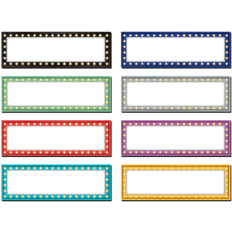 TEACHER CREATED RESOURCES Teacher Created Resources® Marquee Labels Magnetic Accents, Pack of 20