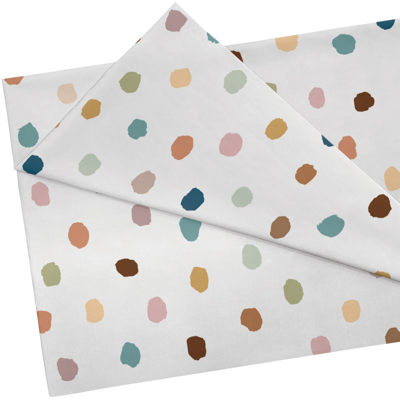 TEACHER CREATED RESOURCES Teacher Created Resources® Everyone is Welcome Painted Dots Creative Class Fabric, 48 Inch x 3 Yards