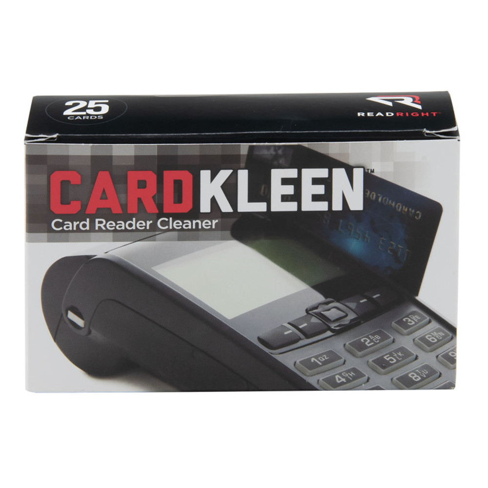 ADVANTUS Read Right® CardKleen, Box of 25