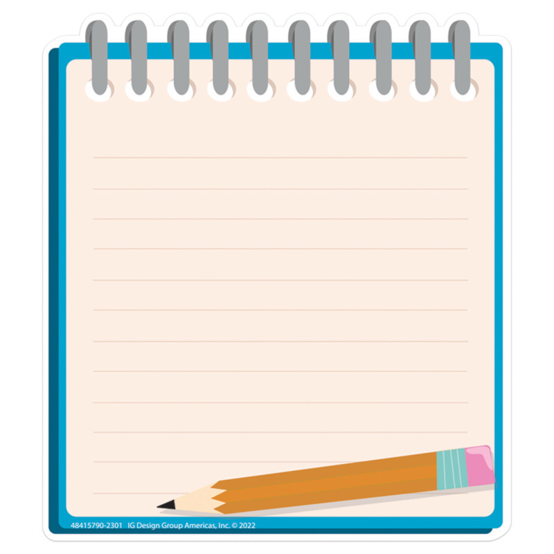 EUREKA Eureka® Notebook Paper Cut-Outs, Pack of 36