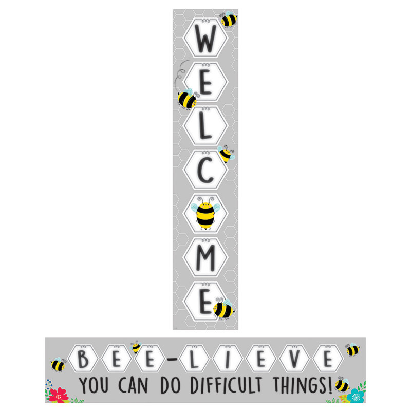 CREATIVE TEACHING PRESS Creative Teaching Press® Busy Bees Double-Sided Welcome Banner, 39" x 8"