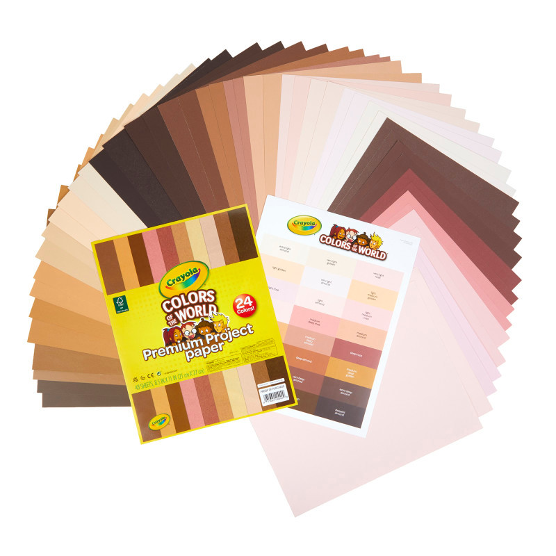 CRAYOLA LLC Crayola® Colors of the World Premium Project Paper, 48 Sheets