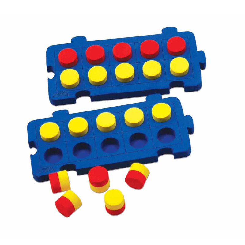 LEARNING ADVANTAGE Learning Advantage® Foam Ten Frames - Set of 4