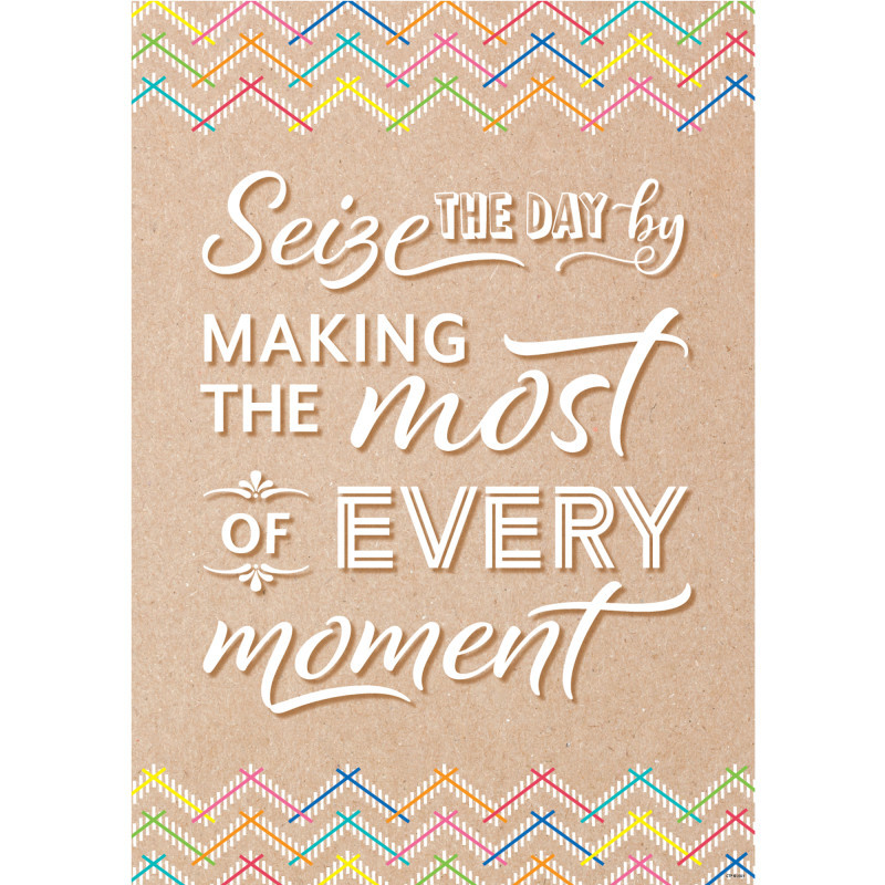 CREATIVE TEACHING PRESS Creative Teaching Press® Seize The Day By... Inspire U Poster