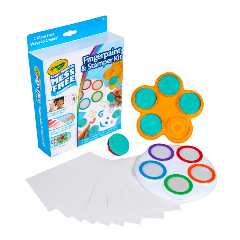 CRAYOLA LLC Crayola® Color Wonder Fingerpaint Stamper Kit