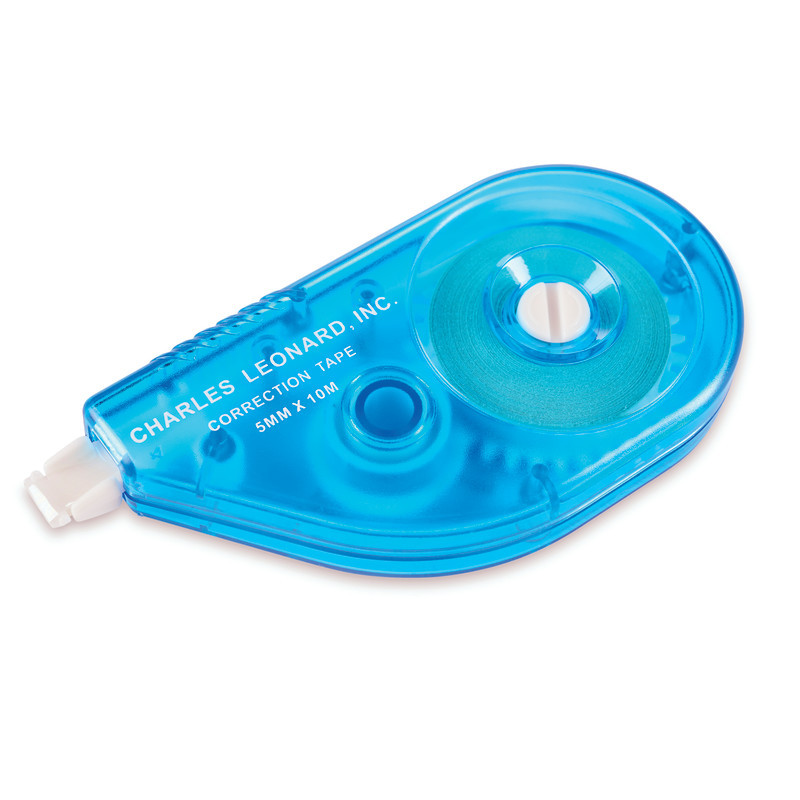 ADVANTUS Charles Leonard White Paper Correction Tape, Blue Case
