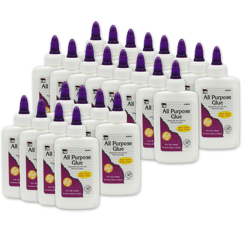 ADVANTUS Charles Leonard All Purpose Glue, 4 oz., 24 Bottles
