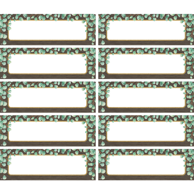 TEACHER CREATED RESOURCES Teacher Created Resources® Eucalyptus Labels Magnetic Accents, Pack of 20