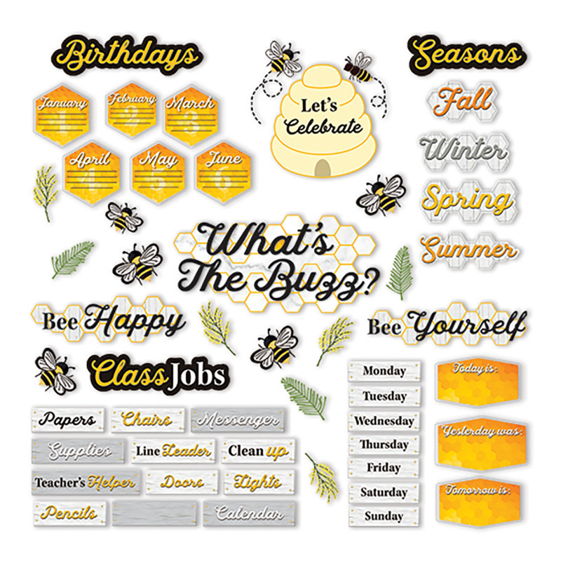 EUREKA Eureka® The Hive Classroom Organization Bulletin Board Set