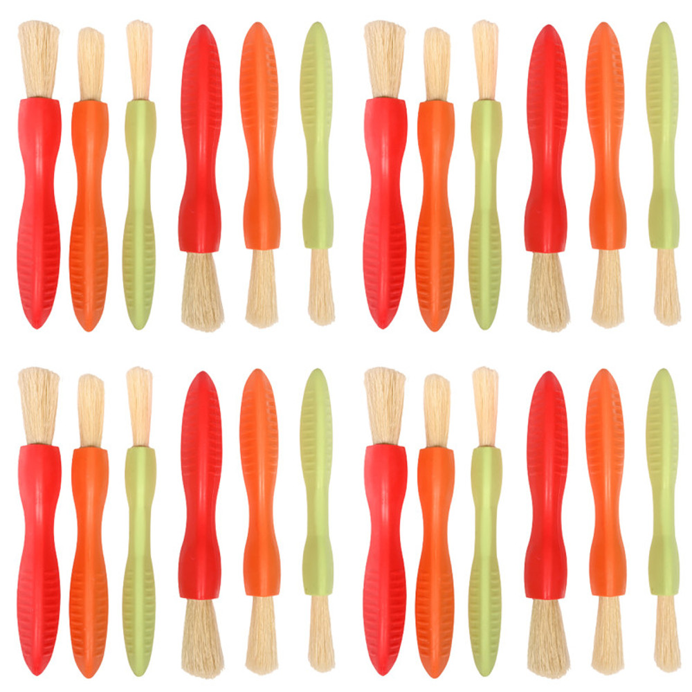 LEARNING ADVANTAGE READY 2 LEARN™ Triangle Grip Paint Brushes-BULK-3sz-Set of 24