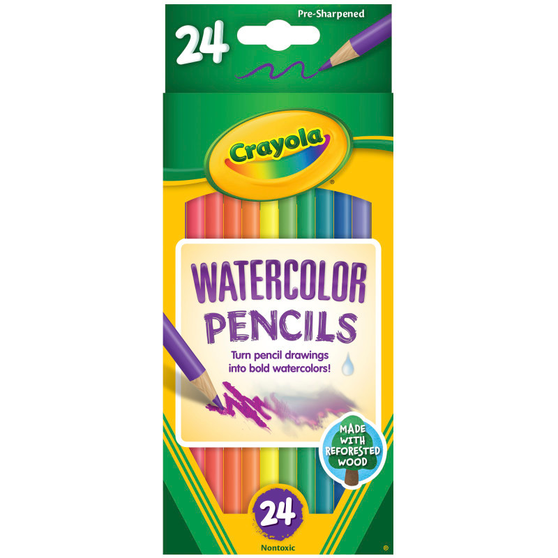 CRAYOLA LLC Crayola® Watercolor Pencils, 24 Count