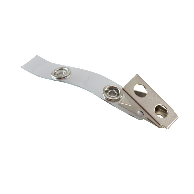 BAUMGARTENS INC SICURIX Button ID Badge Strap Clips, Pack of 25