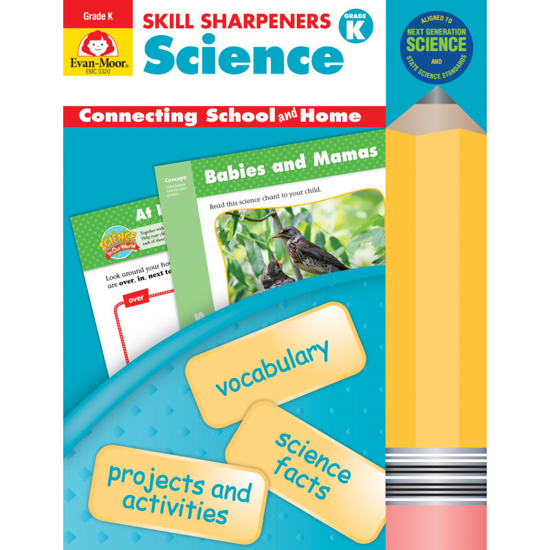 CARSON DELLOSA EDUCATION Evan-Moor Educational Publishers Skill Sharpeners Science, Grade K