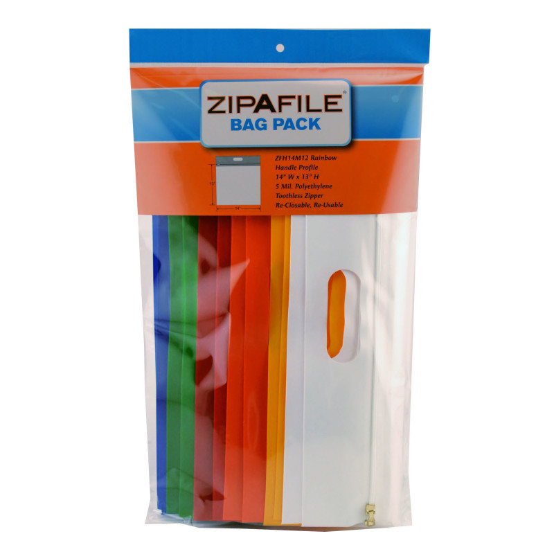 BAGS OF BAGS ZIPAFILE® Storage Bags, Pack of 12