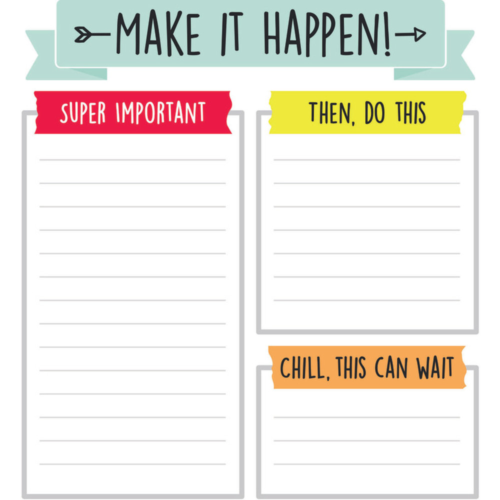 CARSON DELLOSA EDUCATION Carson Dellosa Education Aim High Notepad, 50 Sheets