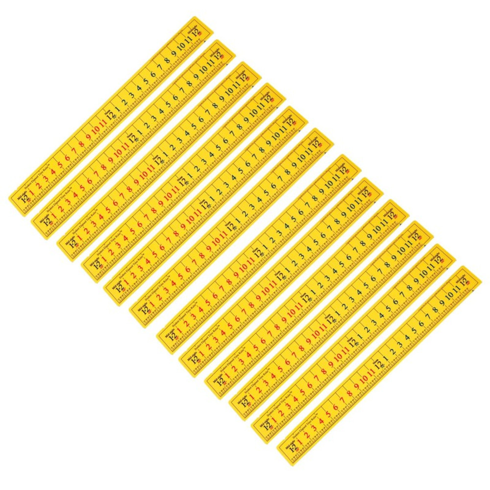 LEARNING ADVANTAGE Learning Advantage® Elapsed Time Ruler - Student Size - Pack of 12