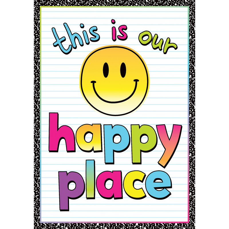 TEACHER CREATED RESOURCES Teacher Created Resources® Happy Place Positive Poster