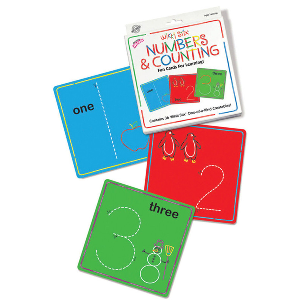 WIKKI STIX Wikki Stix® Numbers & Counting Cards Set
