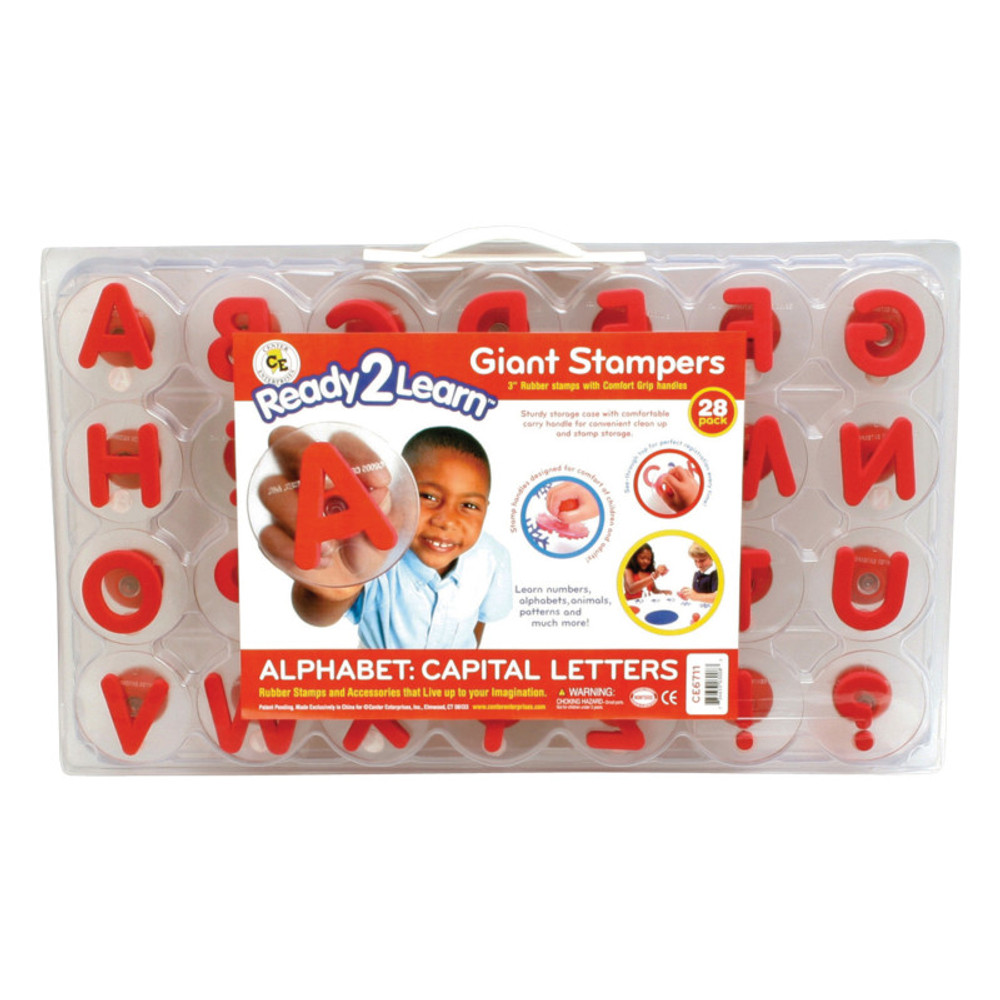LEARNING ADVANTAGE READY 2 LEARN™ Giant Stampers - Uppercase Letters - Set of 28