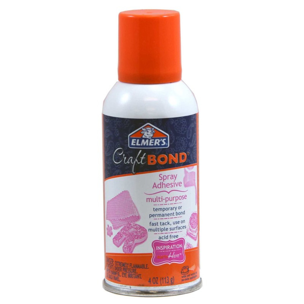 NEWELL BRANDS DISTRIBUTION LLC Elmer's® Craft Bond Multi-Purpose Spray Adhesive, 4 oz. NEWELL BRANDS DISTRIBUTION LLC Elmer's® Craft Bond Multi-Purpose Spray Adhesive, 4 oz.
