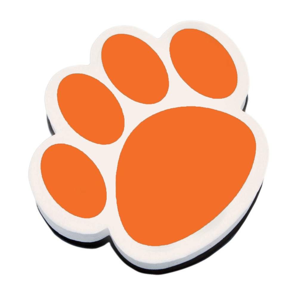 ASHLEY PRODUCTIONS Ashley Productions® Magnetic Whiteboard Eraser, Orange Paw