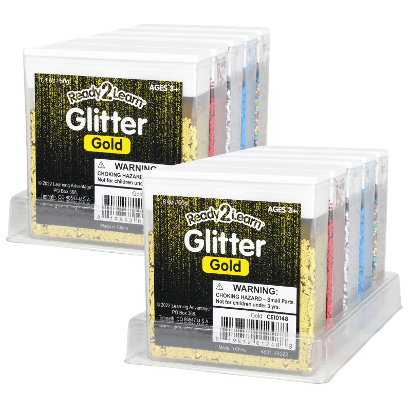 LEARNING ADVANTAGE READY 2 LEARN™ Glitter - Primary - 5 Per Set - 2 Sets