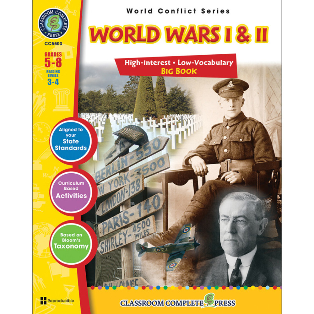 CLASSROOM COMPLETE PRESS Classroom Complete Press World Wars I & II Big Book
