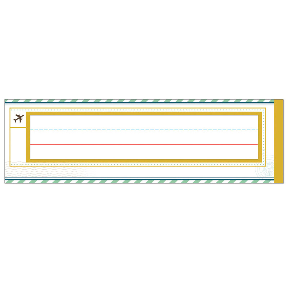 CARSON DELLOSA EDUCATION Carson Dellosa Education Let's Explore Nameplates, Pack of 36