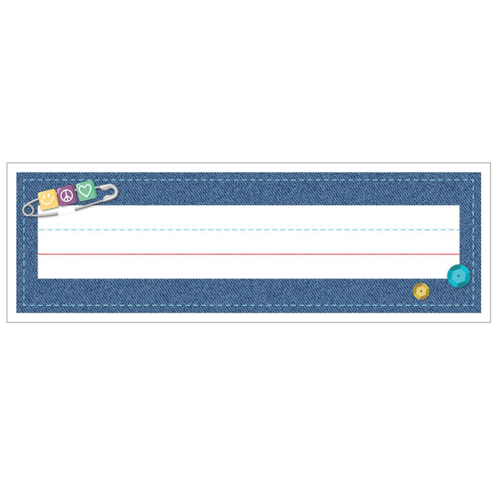 CARSON DELLOSA EDUCATION Carson Dellosa Education Crafty and Cool Name Plates, Pack of 36