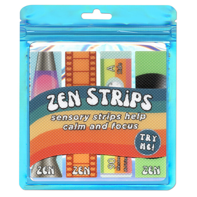 THE PENCIL GRIP The Pencil Grip™ Zen Strips, Bumpy Retro Set 9, 4 Per Set, 6 Sets